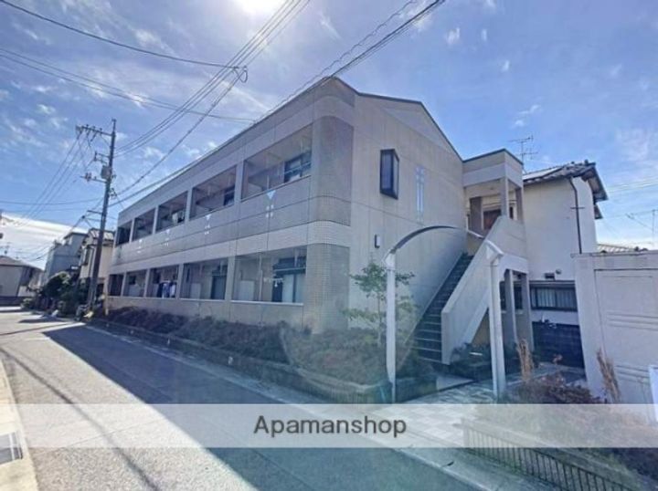 岡山県岡山市北区下中野の賃貸アパートの外観