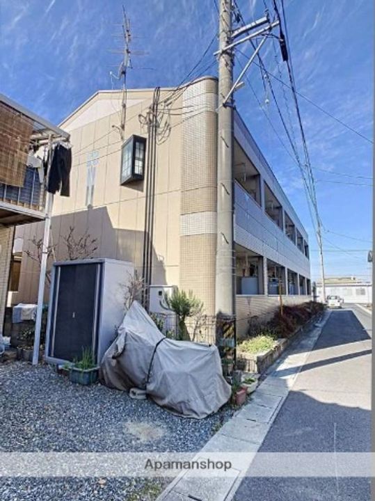 岡山県岡山市北区下中野の賃貸アパートの外観