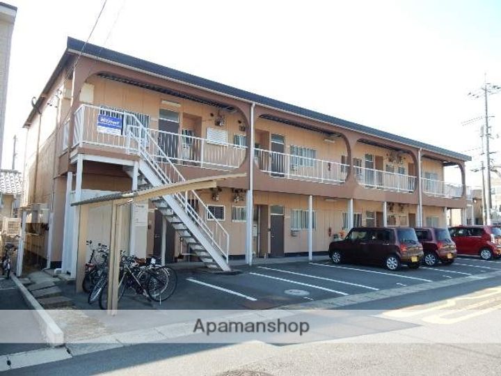 岡山県岡山市北区西之町の賃貸アパートの外観