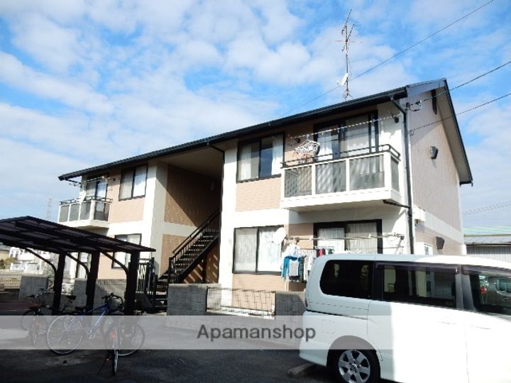 岡山県岡山市北区白石東新町の賃貸アパートの外観