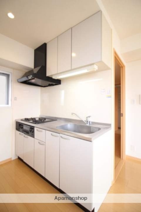 岡山県岡山市北区神田町1丁目の賃貸マンションのキッチン