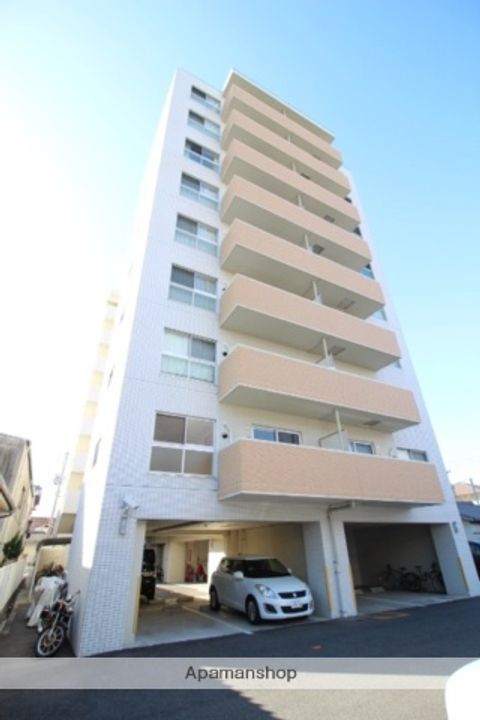 岡山県岡山市北区神田町1丁目の賃貸マンションの外観