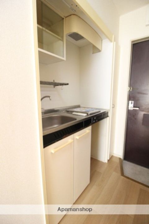 岡山県岡山市南区当新田の賃貸アパートのキッチン