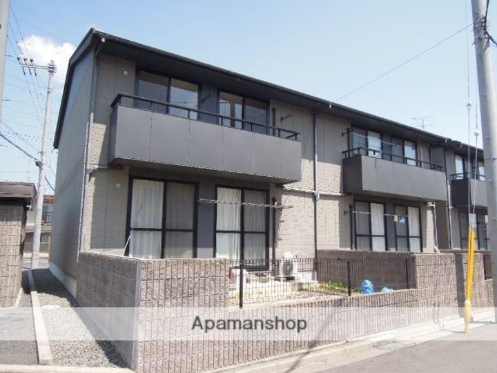 岡山県岡山市北区平野の賃貸アパートの外観