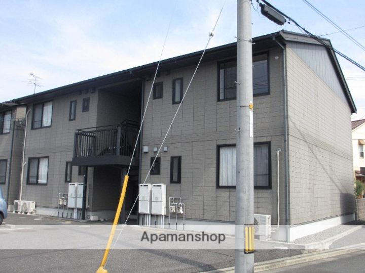 岡山県岡山市北区平野の賃貸アパートの外観