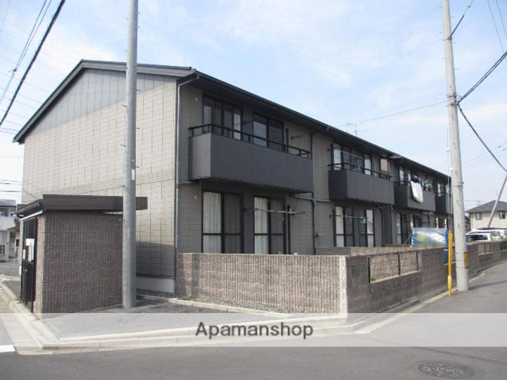 岡山県岡山市北区平野の賃貸アパートの外観