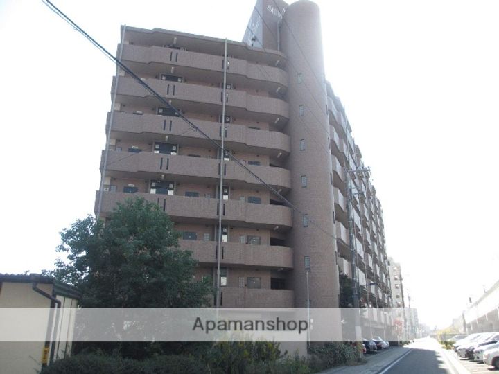 岡山県岡山市南区下中野の賃貸マンションの外観