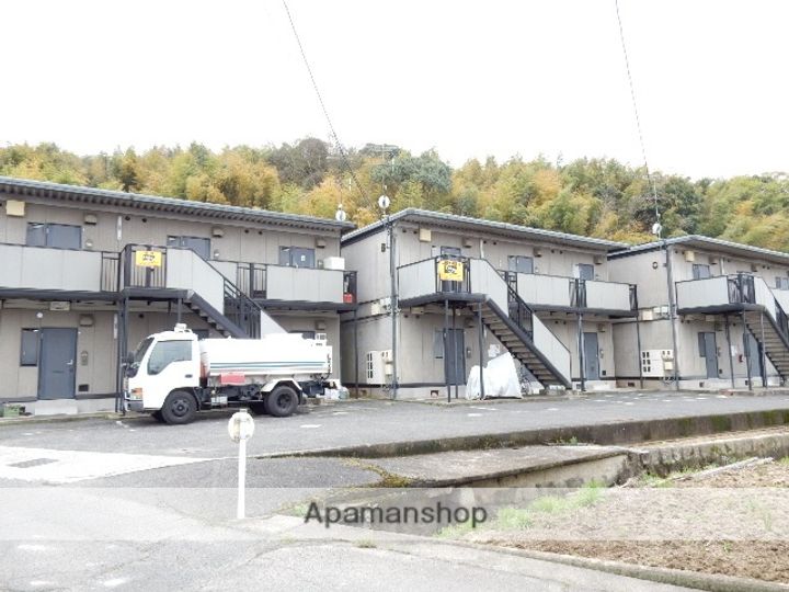 岡山県岡山市北区大内田の賃貸アパートの外観