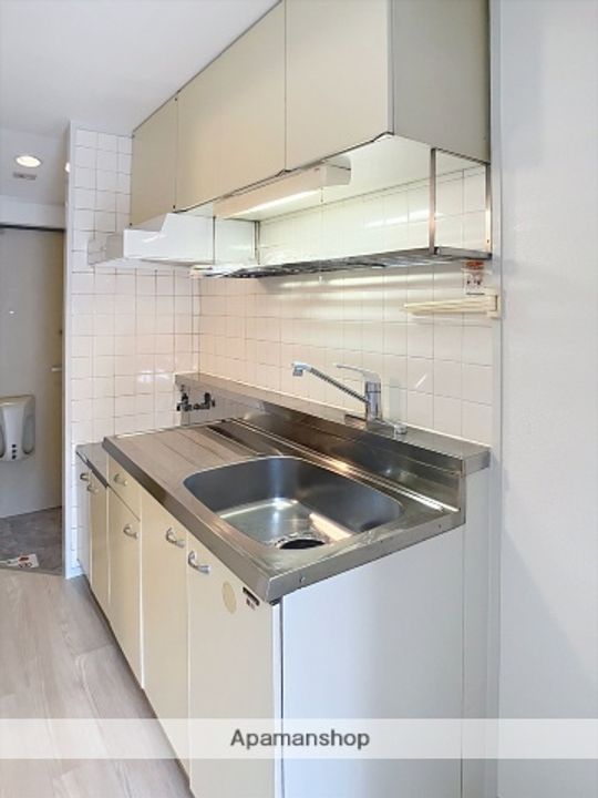 岡山県岡山市中区門田屋敷1丁目の賃貸マンションのキッチン