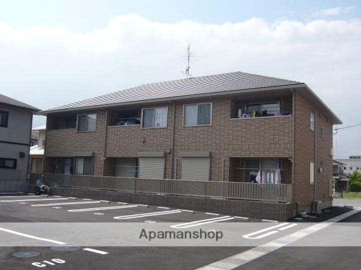 岡山県岡山市北区撫川の賃貸アパートの外観