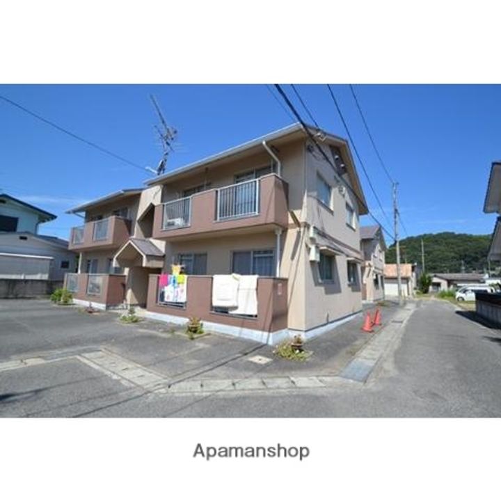 岡山県岡山市北区吉備津の賃貸マンションの外観