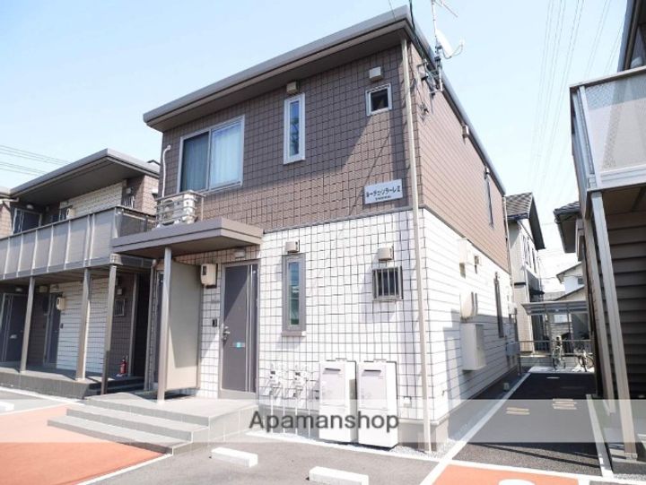 岡山県岡山市南区当新田の賃貸アパートの外観