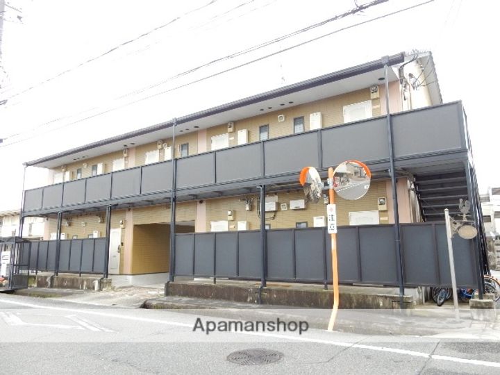 岡山県岡山市中区平井の賃貸アパートの外観