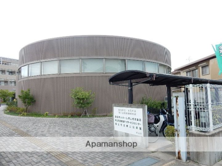 岡山県岡山市中区平井の賃貸アパートの周辺