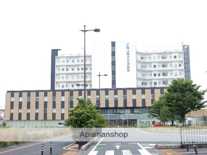 岡山県岡山市北区西長瀬の賃貸アパートの周辺