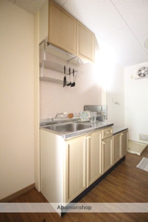 岡山県岡山市北区大内田の賃貸アパートのキッチン