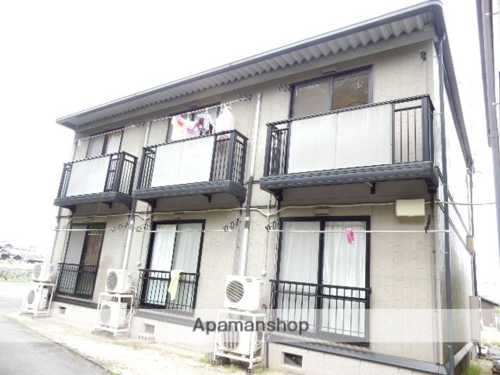 岡山県岡山市北区大内田の賃貸アパートの外観