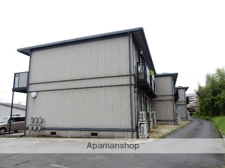 岡山県岡山市北区大内田の賃貸アパートの外観