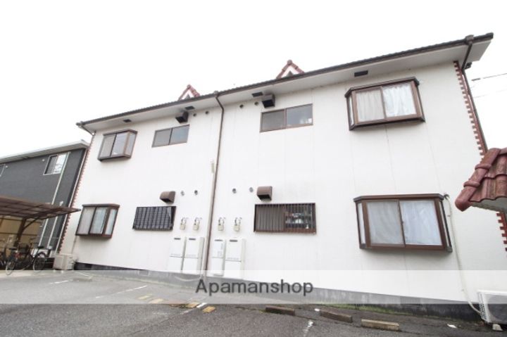 岡山県岡山市東区西大寺中野の賃貸アパートの外観