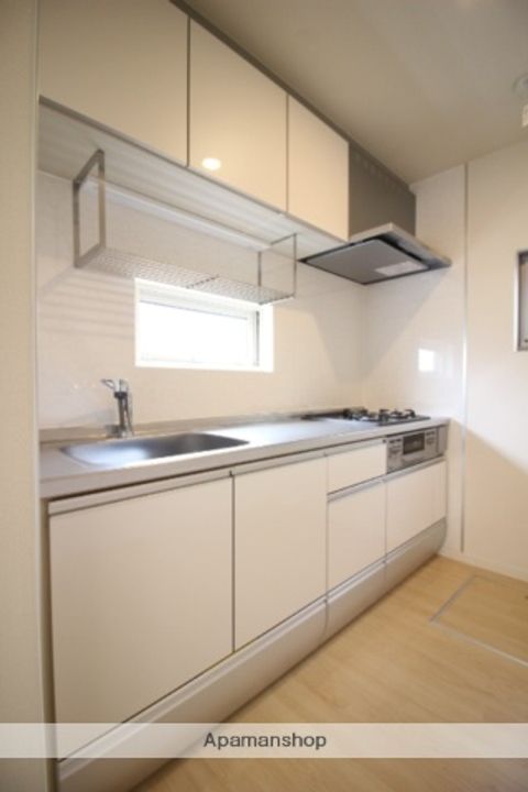 岡山県岡山市東区西大寺中野の賃貸アパートのキッチン