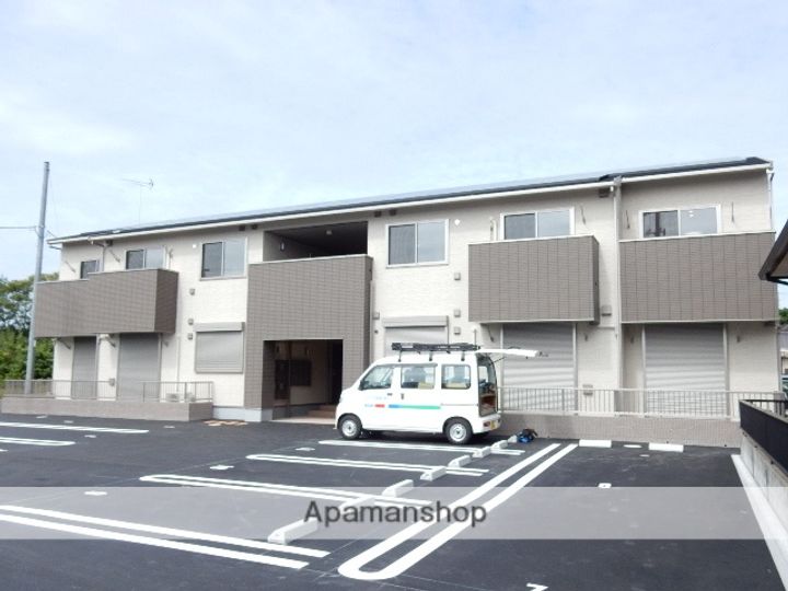 岡山県岡山市東区西大寺中野の賃貸アパートの外観