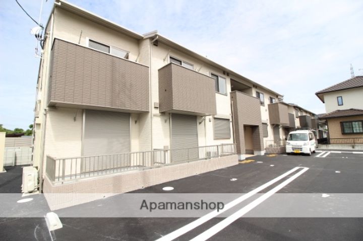 岡山県岡山市東区西大寺中野の賃貸アパートの外観