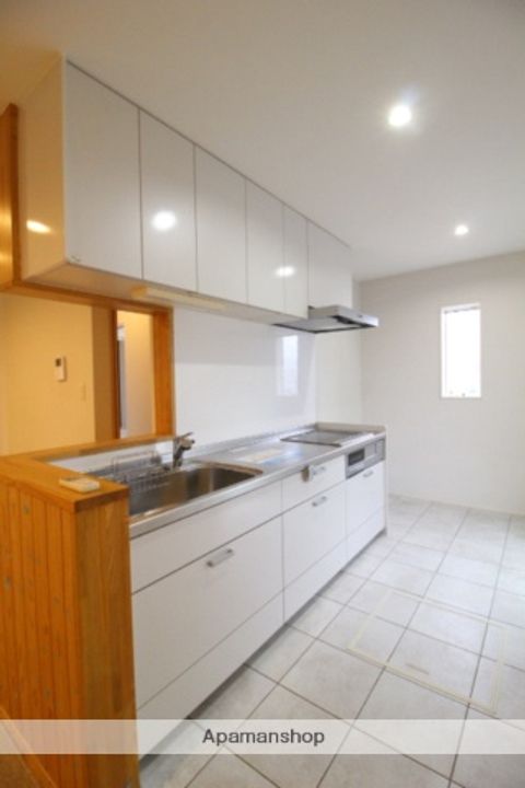 岡山県岡山市南区米倉(一戸建)の賃貸物件のキッチン