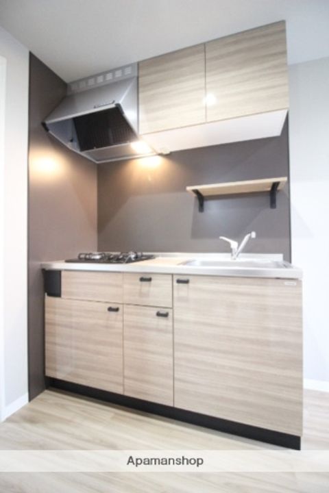 岡山県岡山市南区築港新町1丁目の賃貸アパートのキッチン