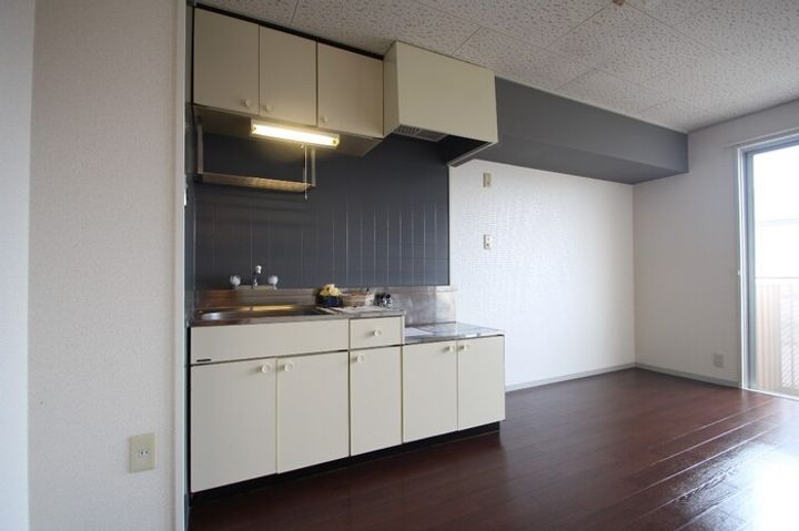 キャンサーパレスA棟 A棟のキッチン