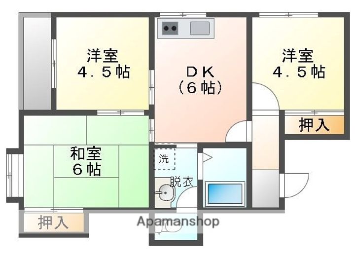 ストークマンションおおすぎの間取り