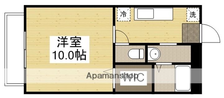 CAFETERIAWAKEⅡ105の間取り