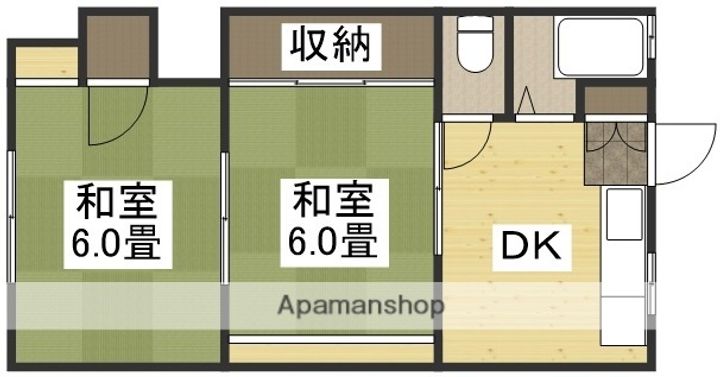 赤田荘1の間取り