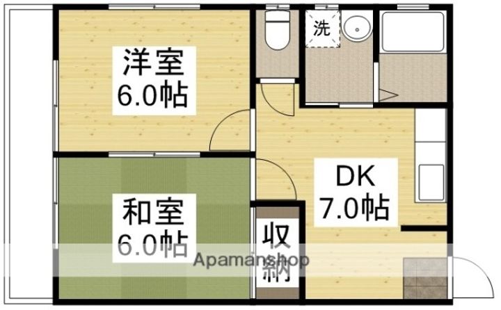 プレール鉄102の間取り