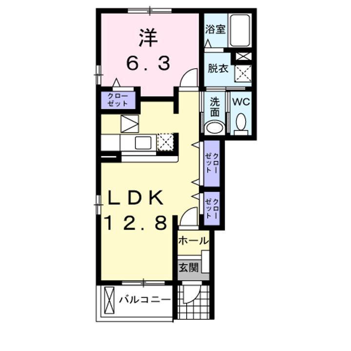 グランエスタードの間取り