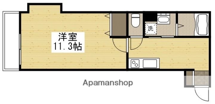 サンステージ大和町208の間取り