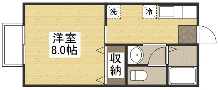 コーポコスモス103の間取り