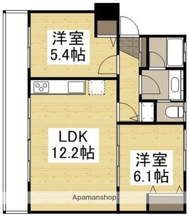 クレール学南運動公園の間取り