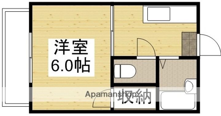 サンシャイン富町A棟101の間取り