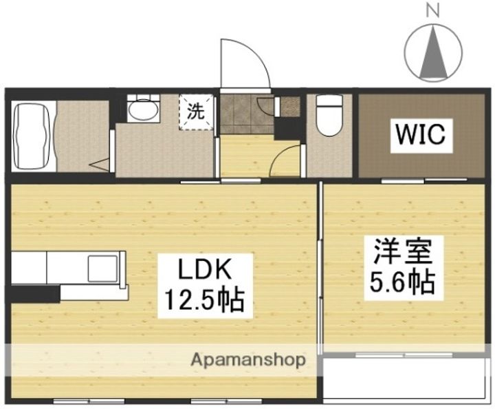 シャーメゾン聖の間取り