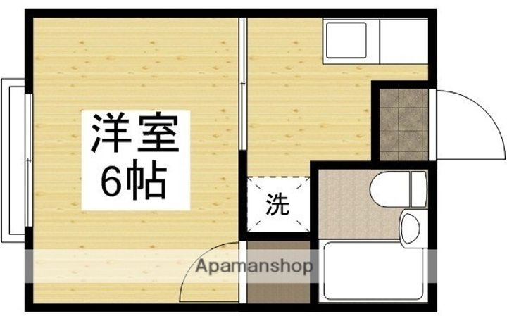 シャルマンB棟112の間取り