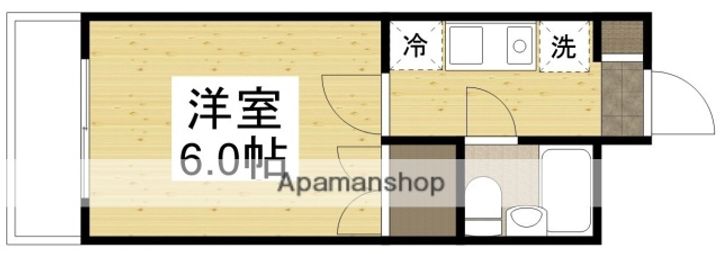 アムラックスⅡ403の間取り