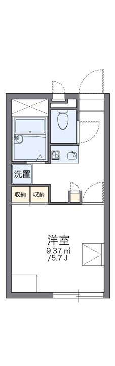 レオパレスASAGOE17の間取り