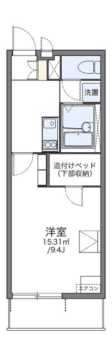 レオパレスさくらⅡの間取り