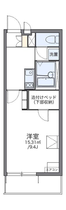 レオパレスさくらⅡの間取り