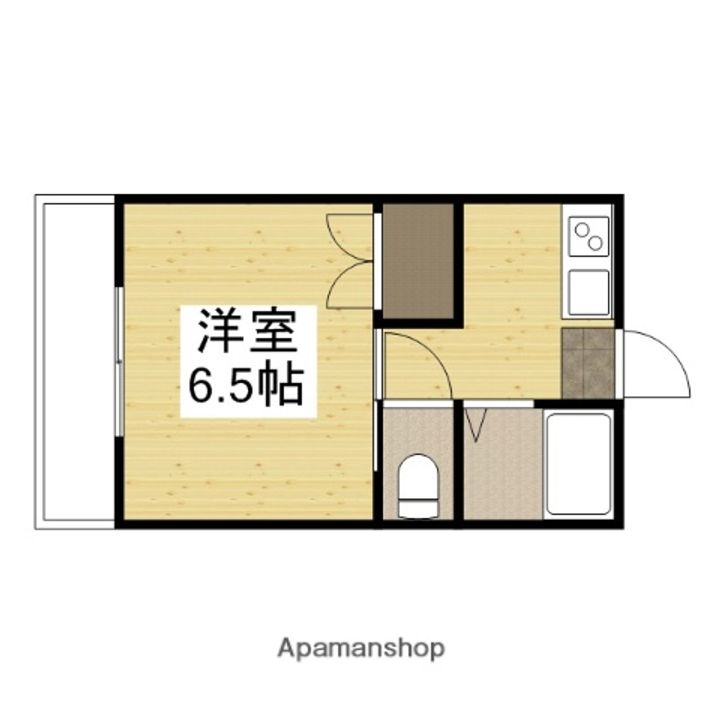 レクサス十日市 Ⅱ216の間取り