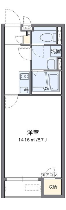 クレイノシトラス207の間取り