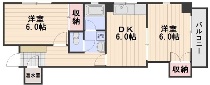 菱和パレス門田屋敷201の間取り