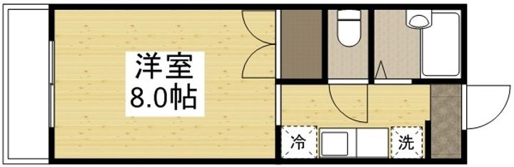 メゾンド・ソレイユ207の間取り