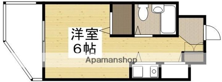 ホーメストハイツ蕃山町405の間取り