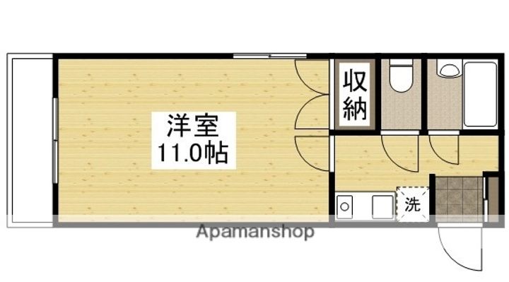 ベンハウス大元110の間取り